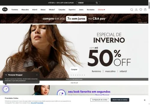 C&A julho 2026