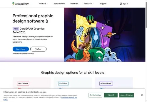 CorelDRAW março 2026