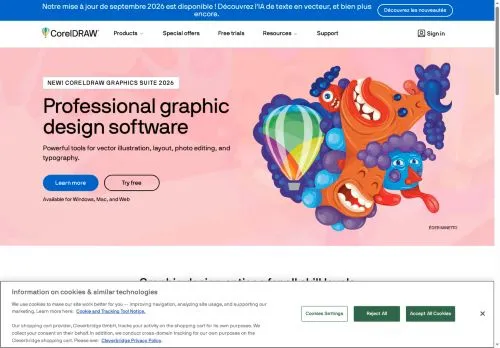CorelDRAW setembro 2026