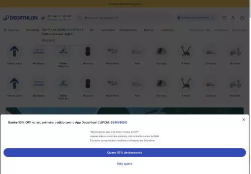 Decathlon março 2026