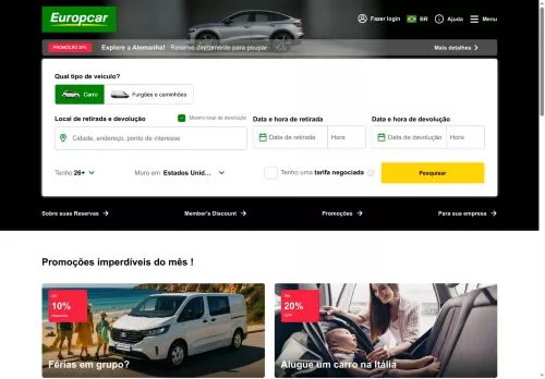 Europcar janeiro 2026