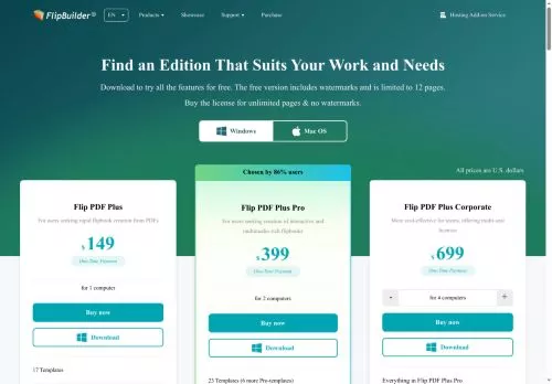 FlipBuilder fevereiro 2026