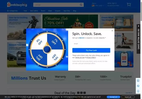 GeekBuying dezembro 2025