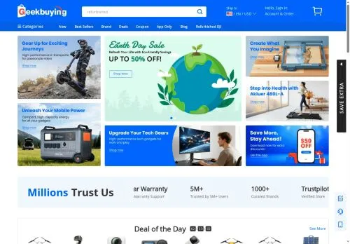 GeekBuying maio 2026