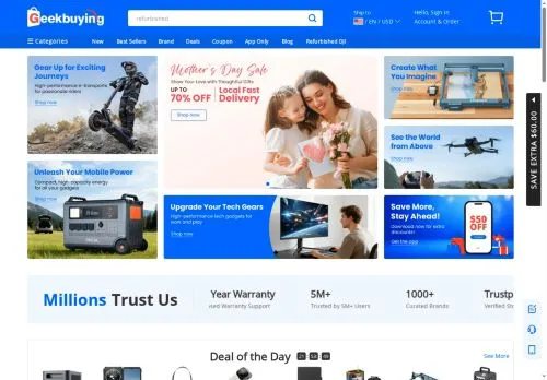 GeekBuying maio 2026
