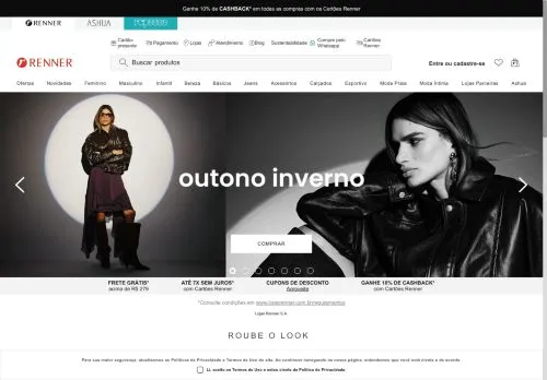 Lojas Renner abril 2026