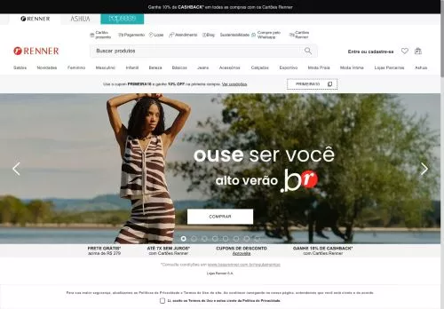 Lojas Renner janeiro 2026