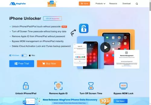 MagFone iPhone Unlocker fevereiro 2026