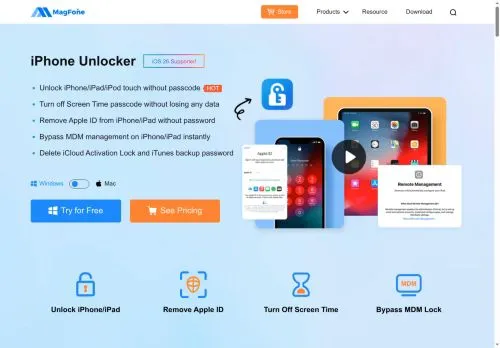 MagFone iPhone Unlocker maio 2026