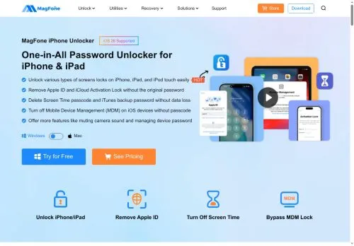 MagFone iPhone Unlocker julho 2026