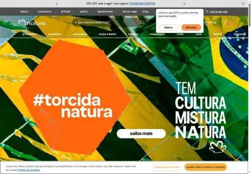 Natura julho 2026