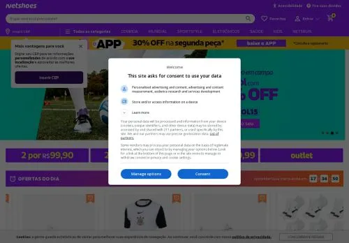 Netshoes abril 2026