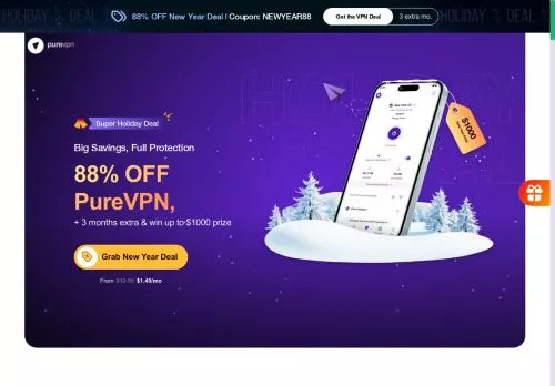 PureVPN janeiro 2026