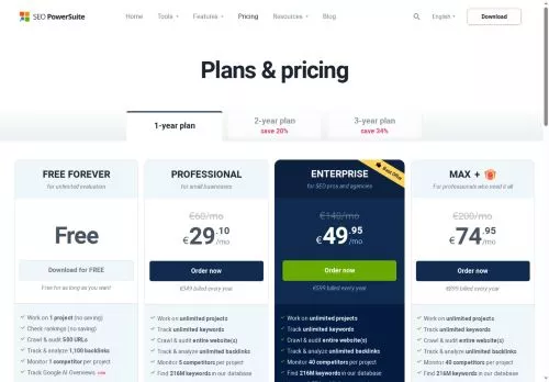 SEO PowerSuite janeiro 2026