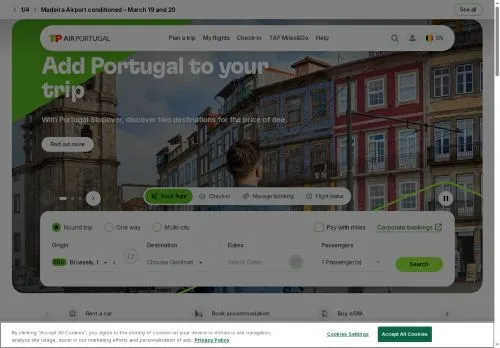 TAP Air Portugal março 2026