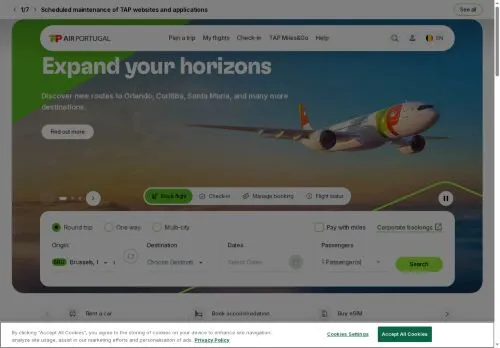 TAP Air Portugal julho 2026