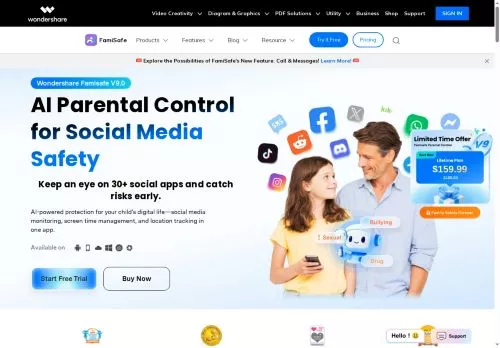 Wondershare FamiSafe fevereiro 2026