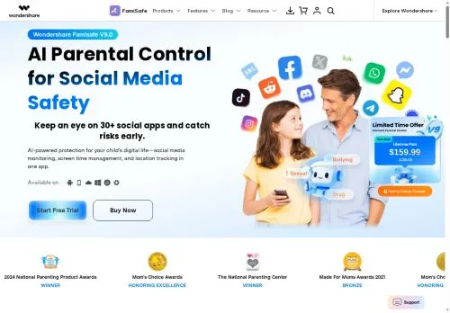 Wondershare FamiSafe abril 2026