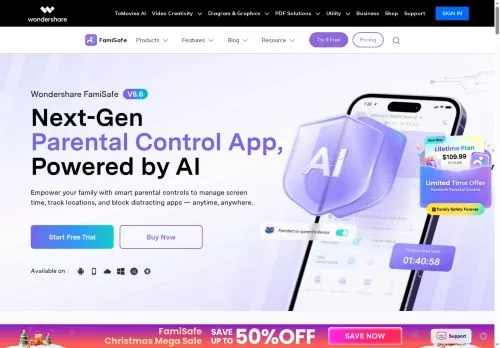 Wondershare FamiSafe dezembro 2025