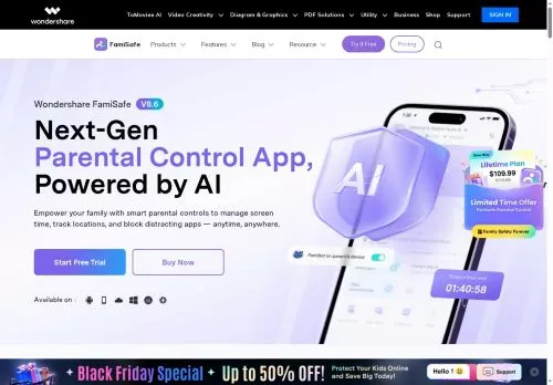 Wondershare FamiSafe novembro 2025