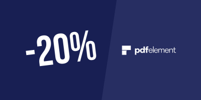 Exclusivo! 20% desconto na PDFelement 8 Pro para Windows – Licença vitalícia