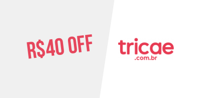 R$40 de desconto na Tricae — Subscreva a newsletter